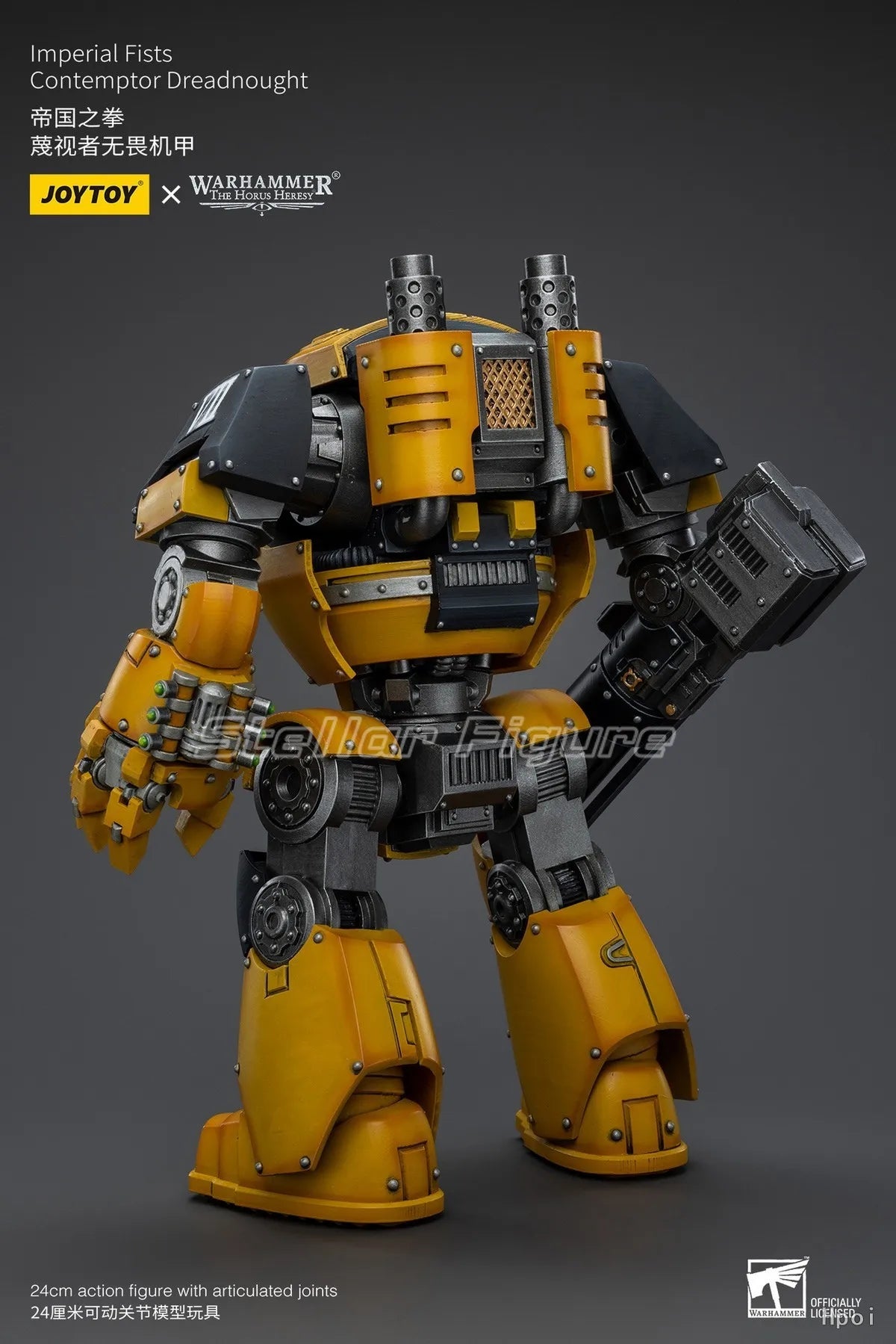 【SF】JOYTOY 1/18 Action Figure Imperial Fists Contemptor Dreadnought Model Toys Gifts Collection Ornaments
