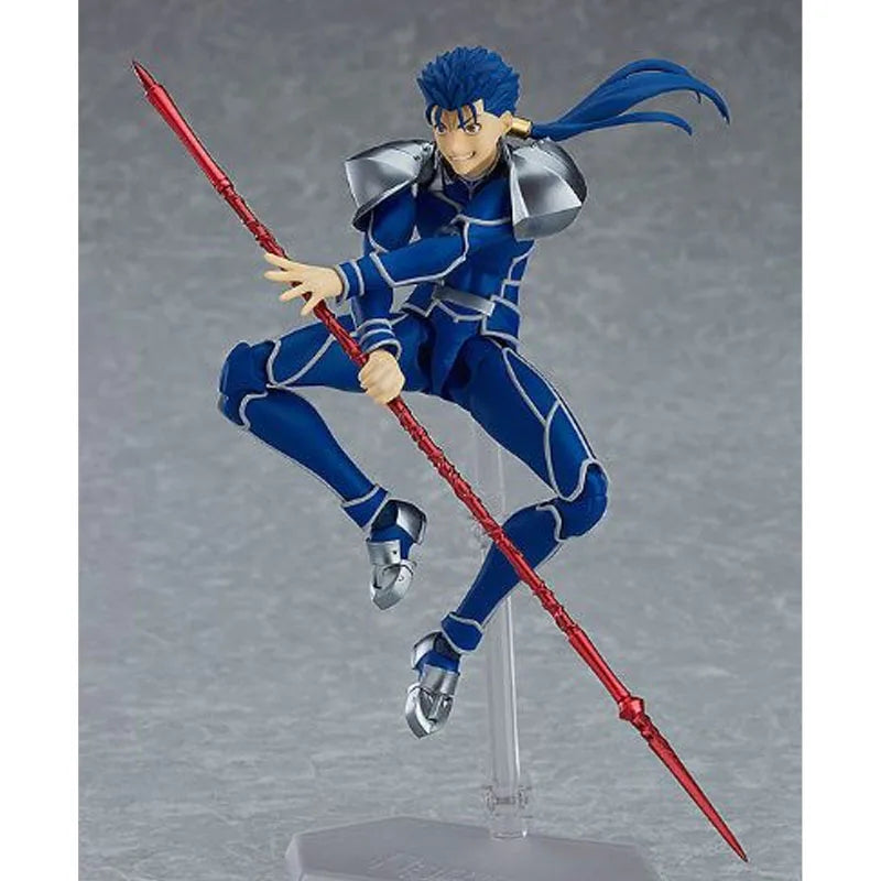 Max Factory Original Figma Lancer - Cu Chulainn Anime Action Figures Toys for Boys Christmas Gift Collectible Model Ornaments
