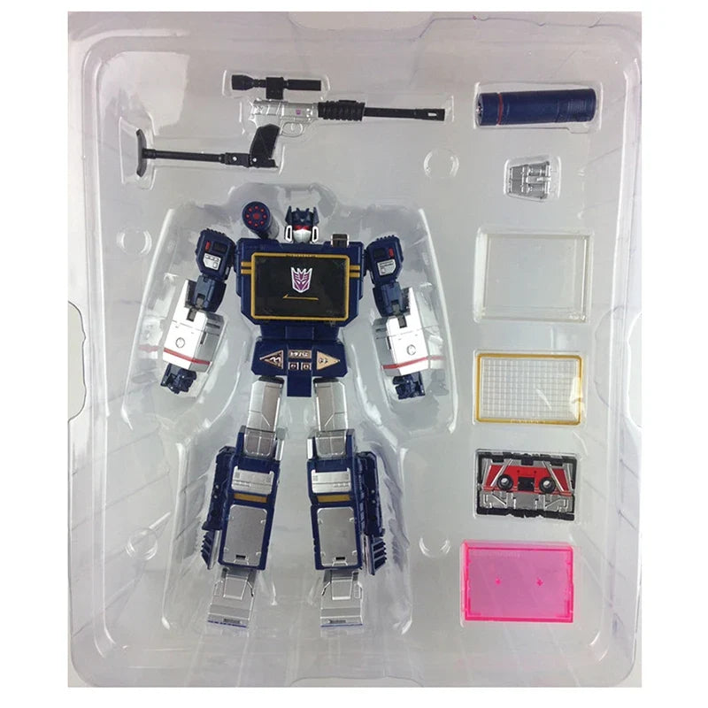 THF THF-01J Soundwave 25cm KO MP13 Masterpiece Transformation Action Figure Toy Soundblaster Movie Model Deformation Car Robot
