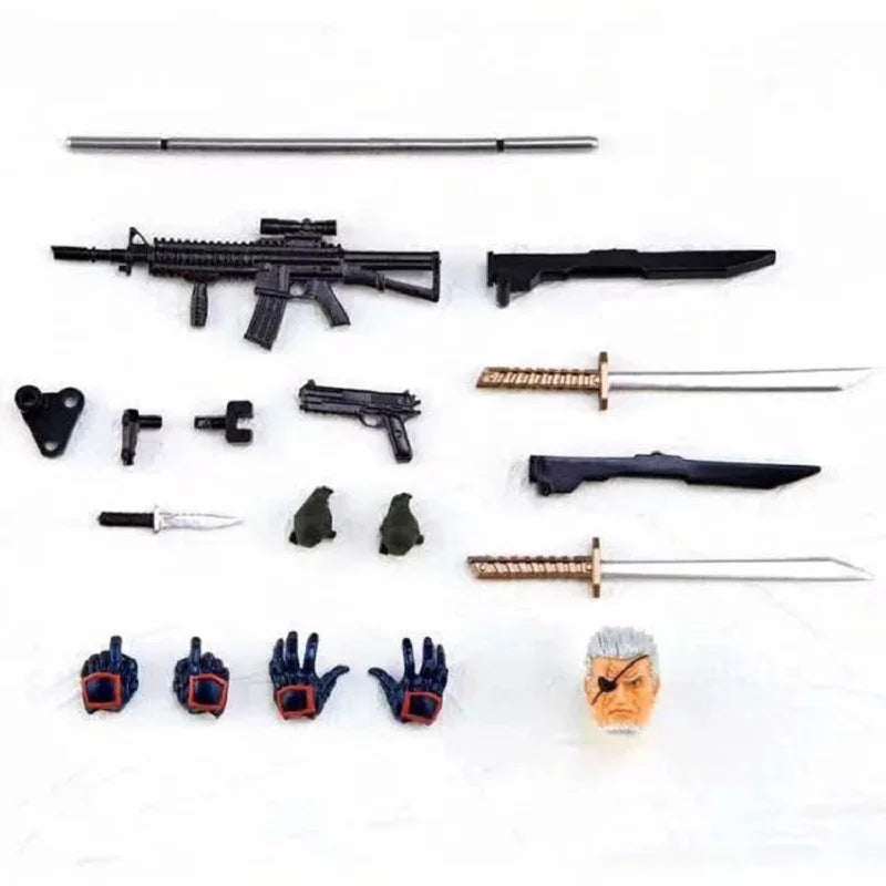 Deathstroke Yamaguchi Style Anime Figure 17cm Joint Mobility Action Figurescollection Model Desktop Decor Gift Toy Custom Gifts