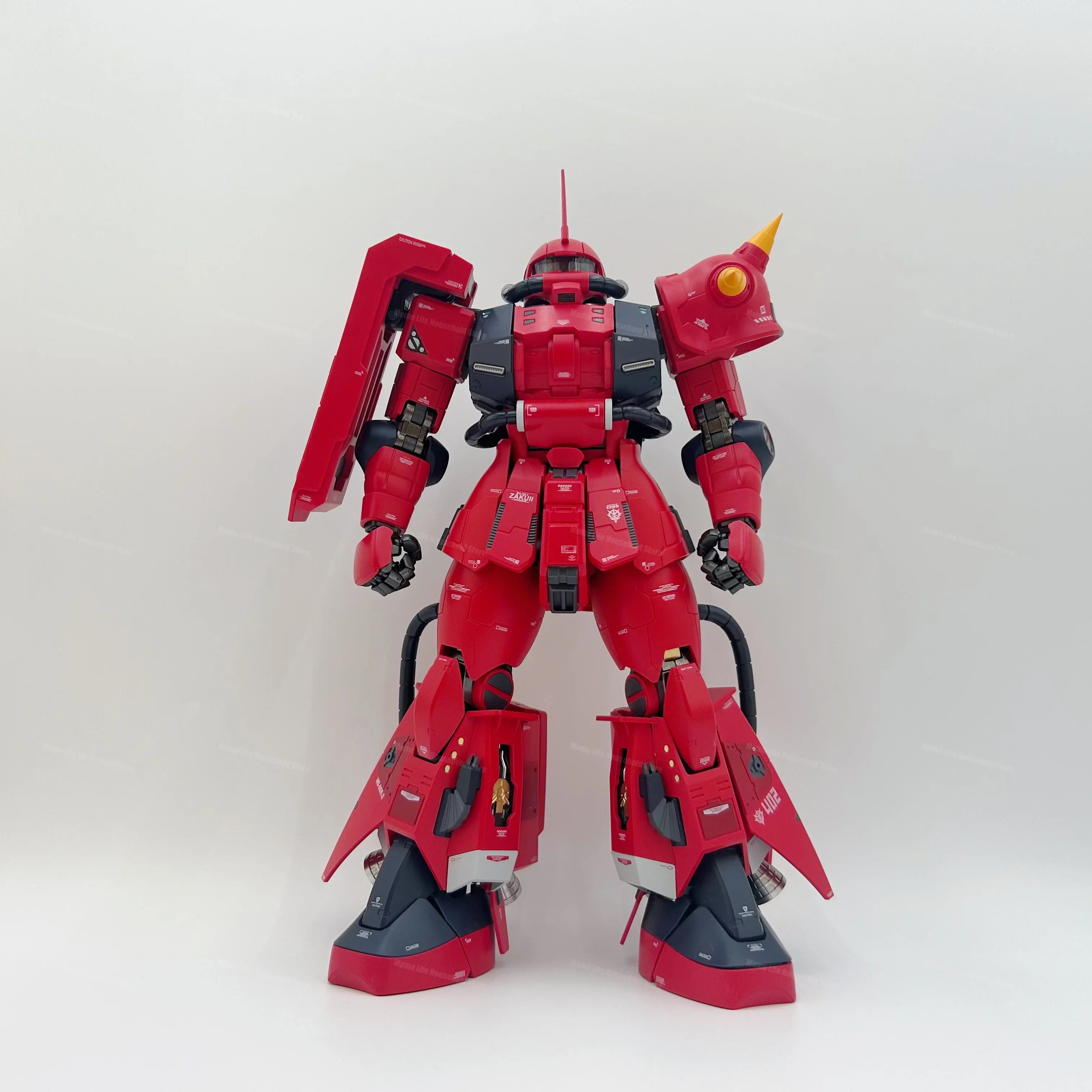 ZG-01 1/60 30CM MS-06R-2 ZakuII Red Blitz Assembly Model Kits Alloy skeleton Finished product Action Figure Robot Plastic Model