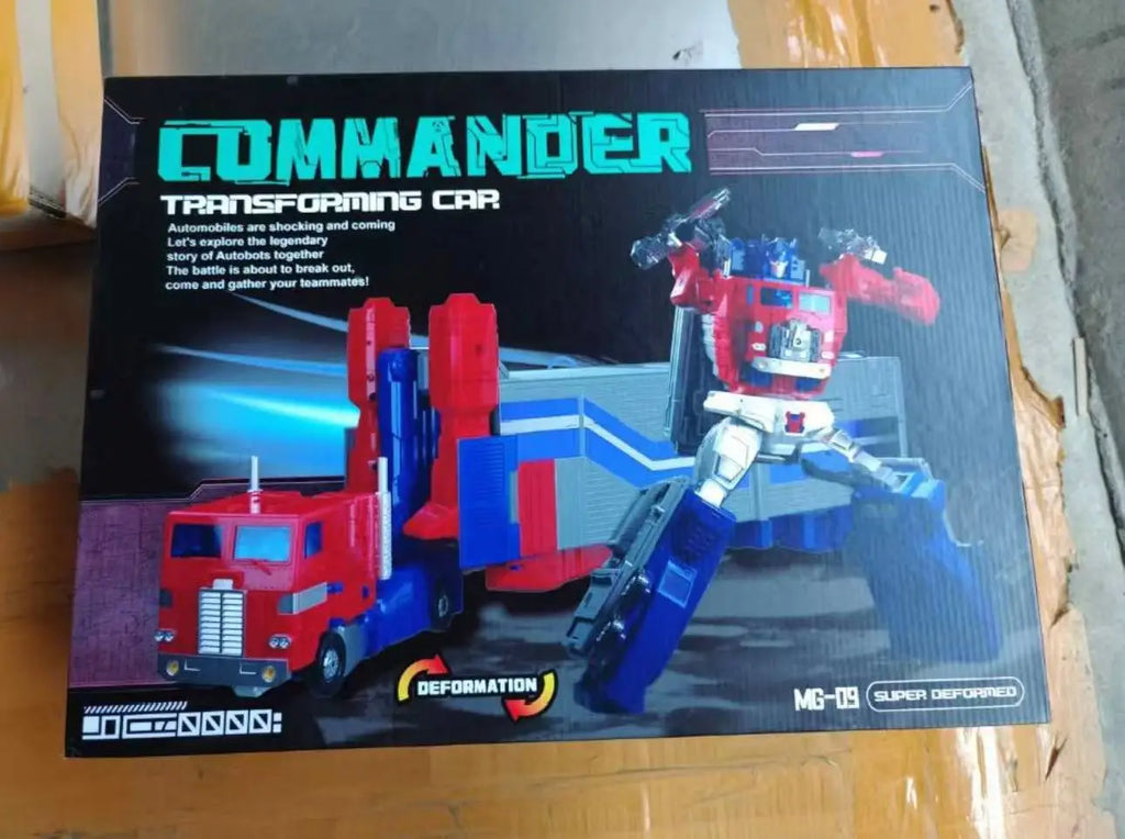 In Stock New Hot MG-09 Transforming Robot Truck with Trailer Alloy Collectible Model Decoration Anime Series