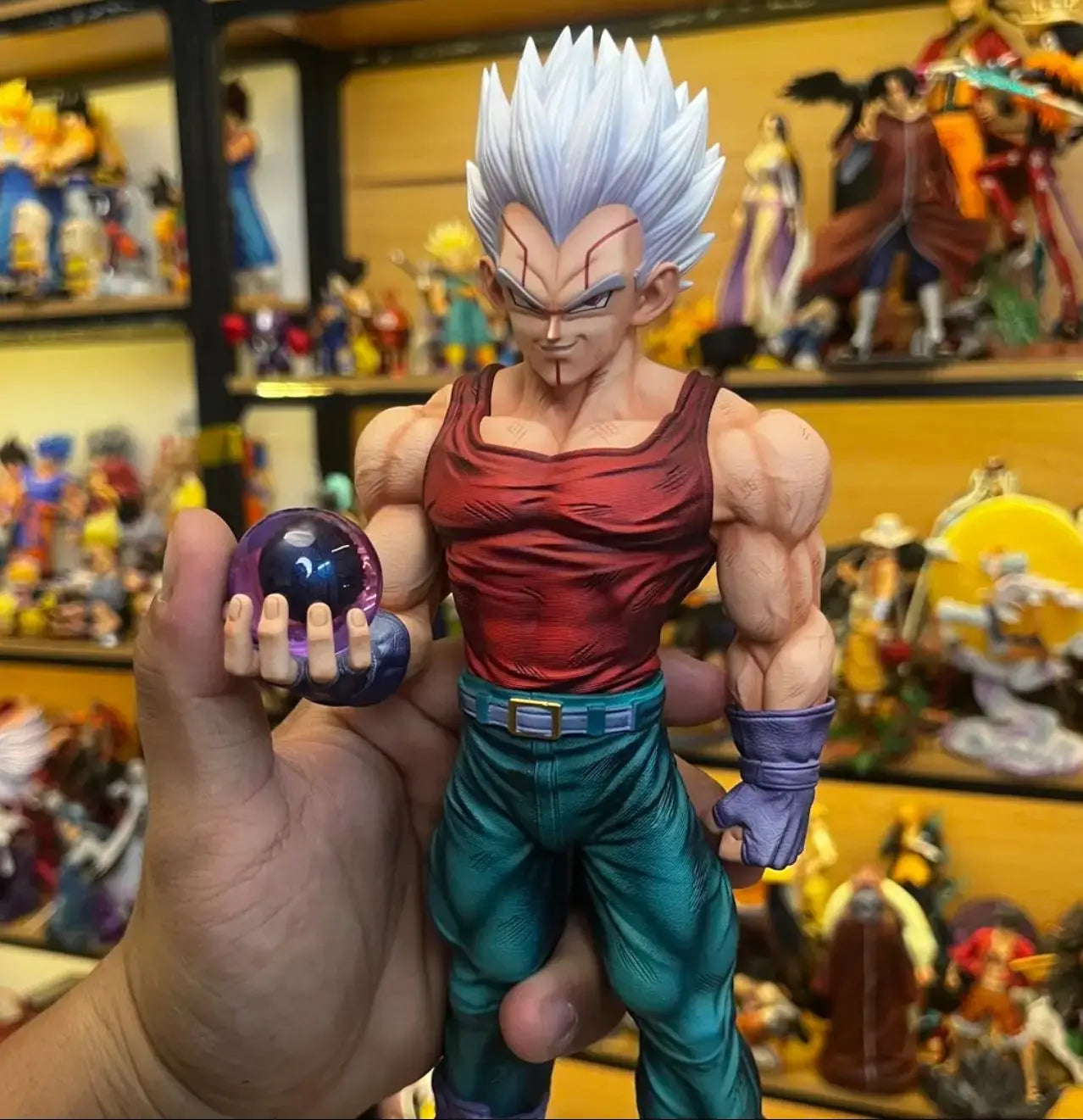 【IN STOCK】 JG studio 31cm Dragon Ball GT Baby&Vegeta Figure Super Saiyan anime Figures PVC Statue 2 heads Model Toys Gifts