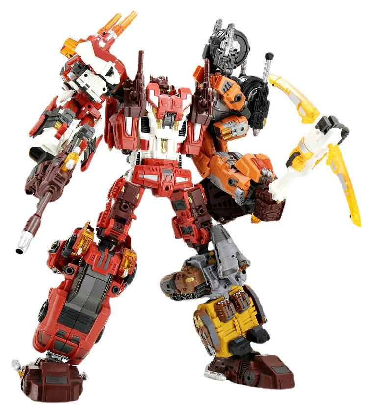 Transformation WarBotron Computron 5 In 1 Action Figure Classic WB Computron Boy Fit Combination Deformation Toy