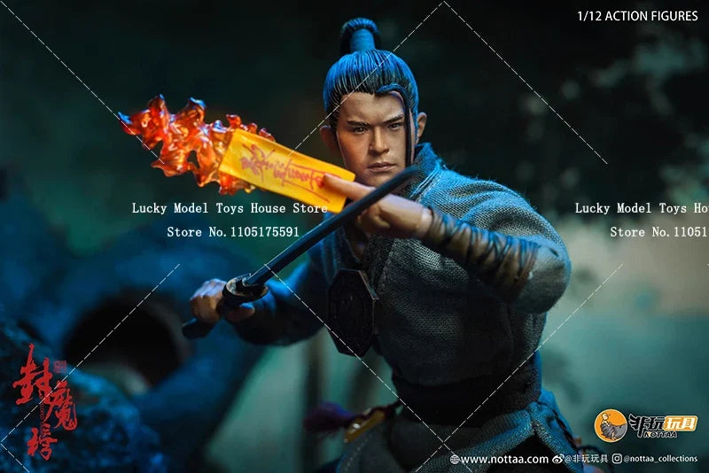 NOTTAA Collection 1/12 Black Myth  Enveloped Yaomo Series Yan Xiaoxia Flame Special Effect Head Ornament 6inch Deluxe Figurine