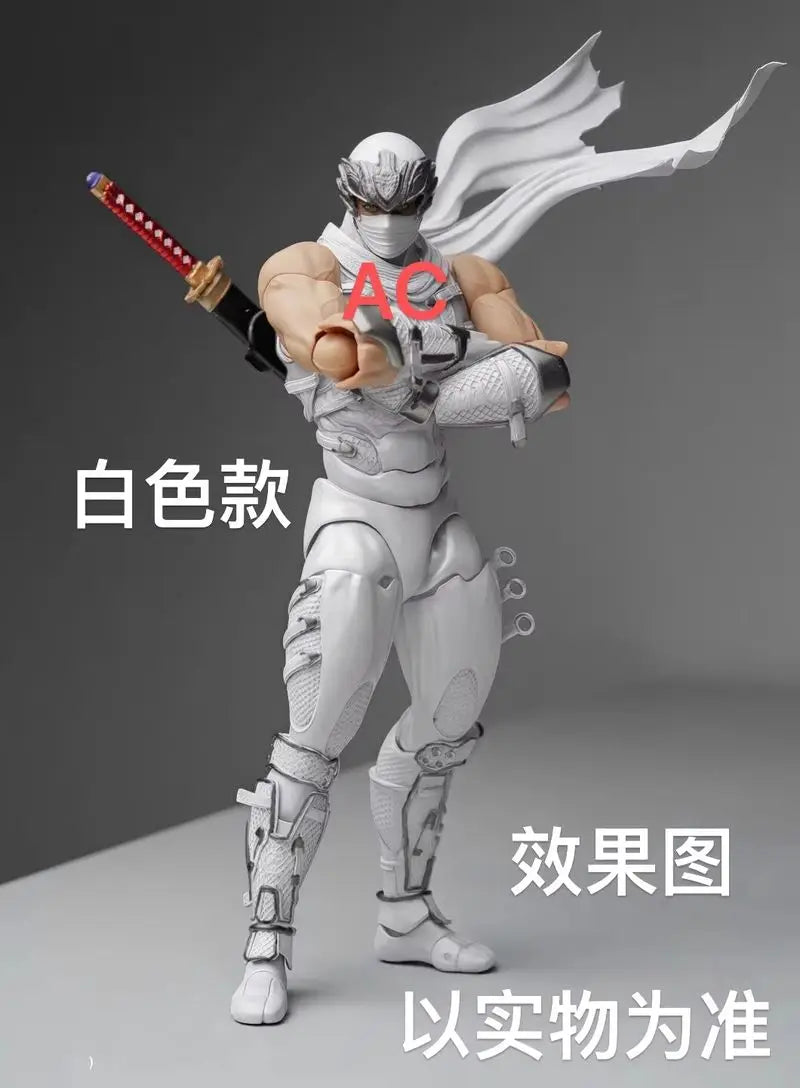 New Ac Factory Toys Ninja Gaiden Ryu Hayabusa Action Figure Kaiyodo Revoltech Yamaguchi Figurine Ko Model Statue Gifts Toys