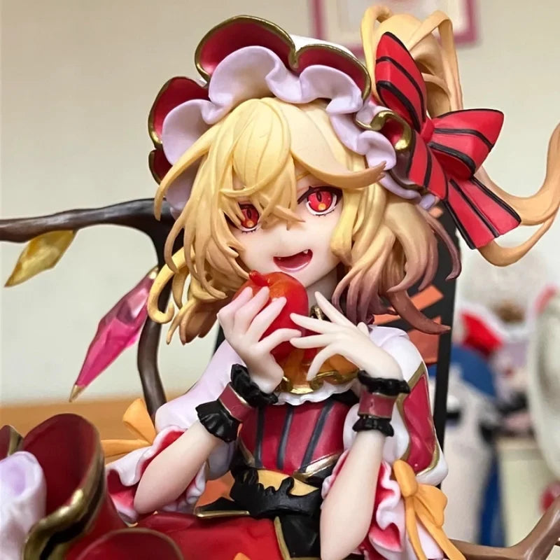 Flandre Scarlet Figure From Touhou Project Red Mage Mansions Lovely Maiden Anime Character Model Pc Case Ornament Exquisite Gift