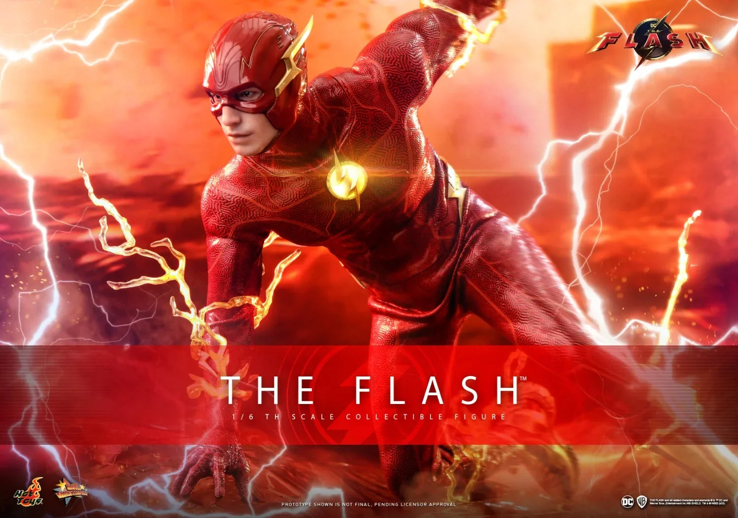 In Stock HotToys MMS713 Flash 1/6 Anime Action Figure Toy Gift Model Collection Hobbies