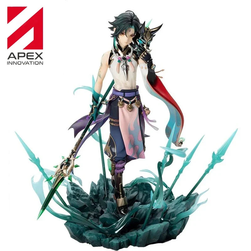 In Stock Original APEX-TOYS MiHoYo Genshin Impact Vigilant Yaksha Xiao 27CM 1/7 PVC Game Anime Figure Boxed Model Doll Statuette