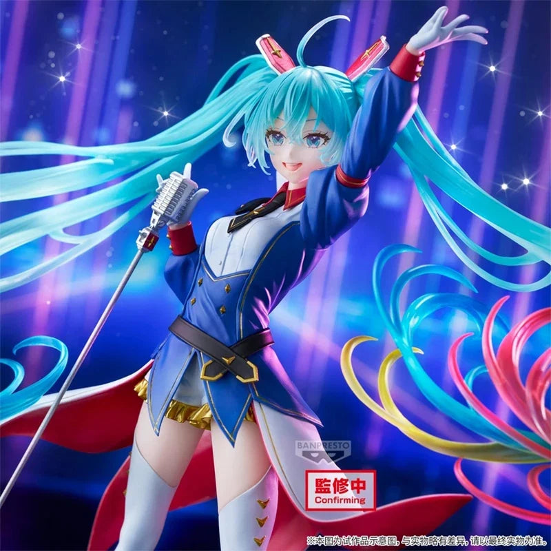Original BANDAI Banpresto VOCALOID Hatsune Miku PVC Anime Figures Action Figure Model Toy