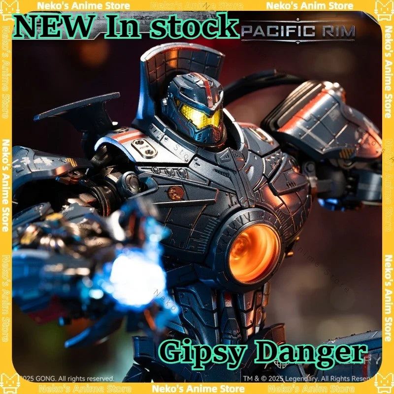 【In Stock】GONG Pacific Rim Gipsy Danger Alloy Articulated Figure Anime Model Trendy Toys Desktop Doll Collectibles Gift Figure