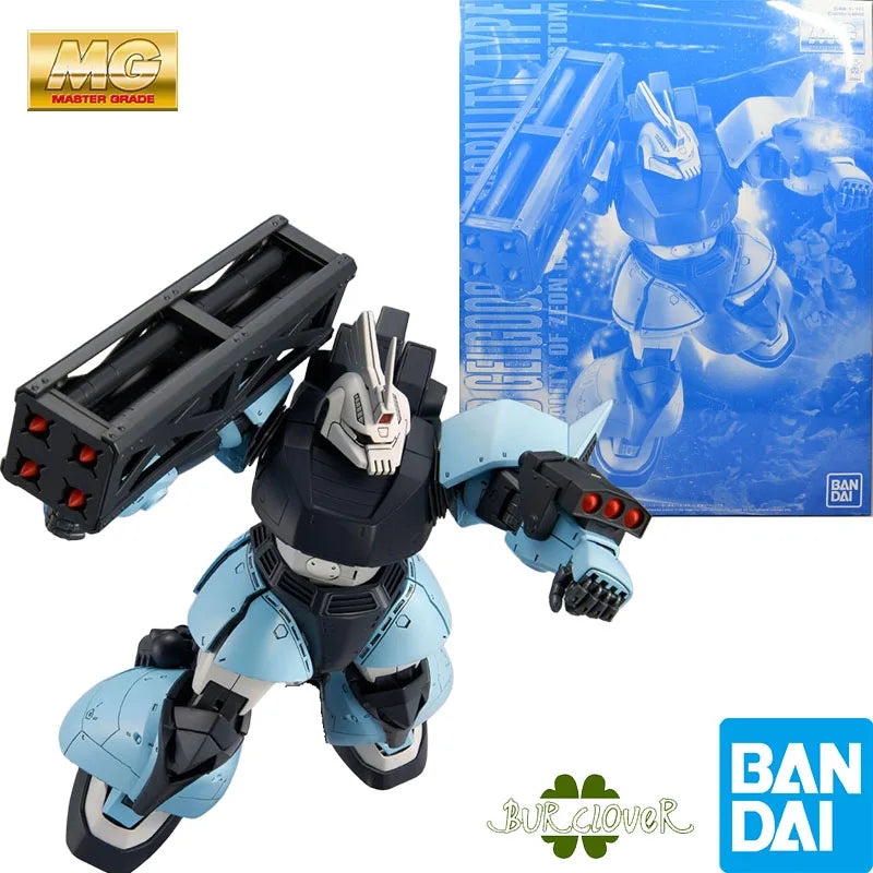 Bandai Original MG Gelgoog High Mobility Type  MS-14B 1/100 Anime Action Figure Assembly Model Toys Gifts For Children GUNDAM