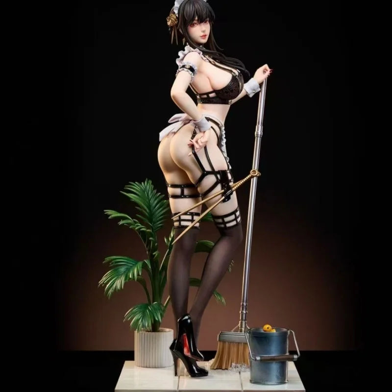 In Stock 36cm Yor Forger Figures Spy×Family Anime Figures Sexy Maid Statue Collection Model Doll Desk Ornament Boys Gift Toys