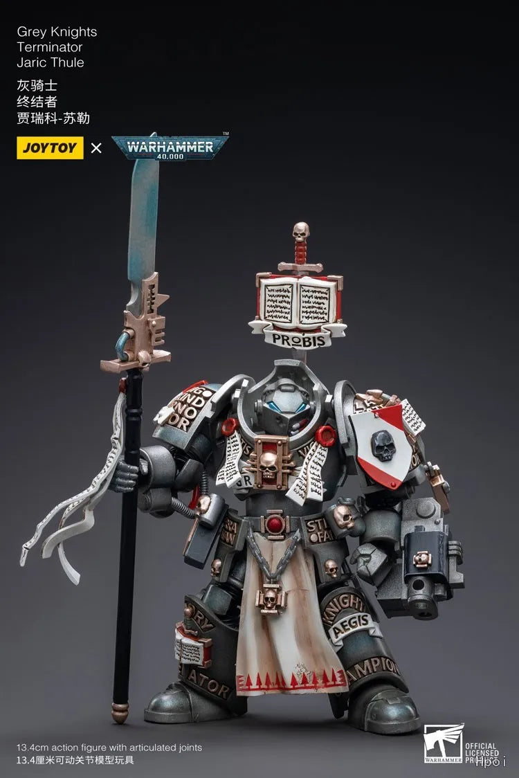 【Original】JOYTOY Warhammer 40K Grey Knights Terminator Jaric Thule 1/18 Action Figures Soldier Model