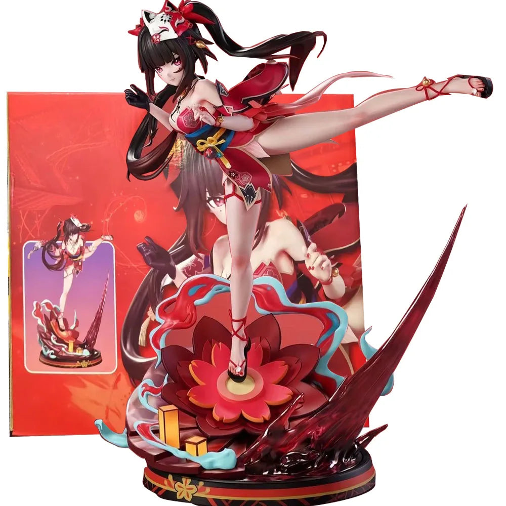 33CM Anime Honkai Star Rai Sparkle Figure Izayoiye PalaceStanding Anime Model Toy Gift Collection Decorative Ornament PVC
