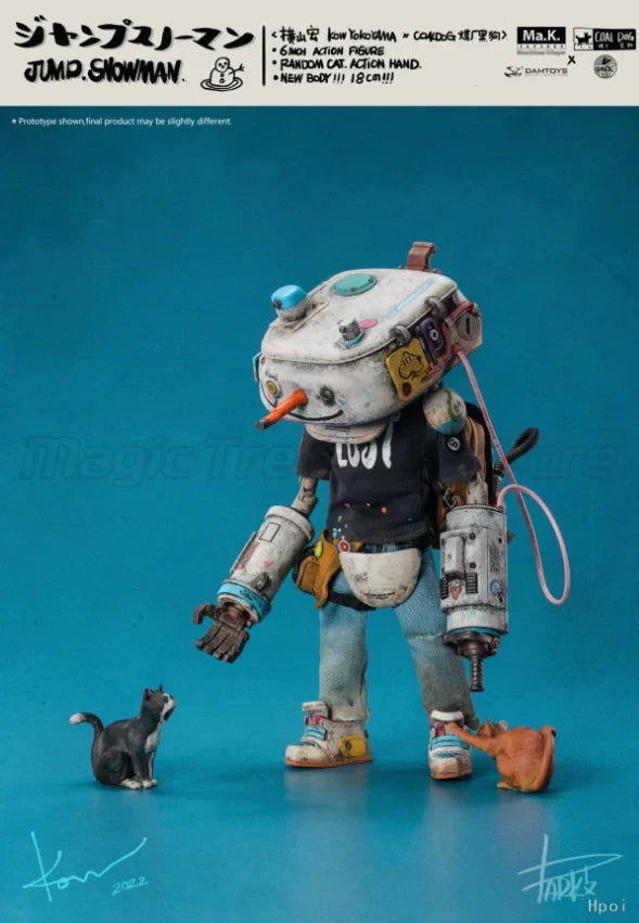 【MT】Original CoalDog DAMTOYS CS022 Jump Snowman 1/6 Action Figure Model Collection