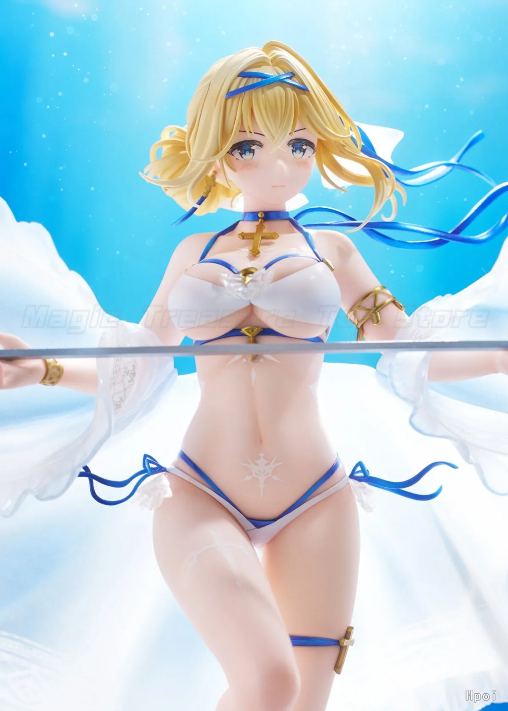 【In Stock 】Original Alice Glint AmiAmi Azur Lane FFNF Jeanne d'Arc Saint of the Sea 1/7 Scale Figure Toys Model Ornaments