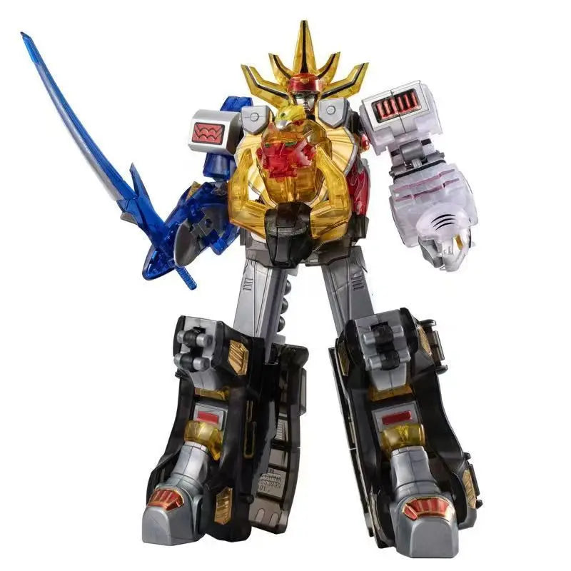 100%Original in Stock Bandai SMP Hyakujuu Sentai Gaoranger GaoKing Clear Color Ver Anime Character Assemble Toy Model Collection