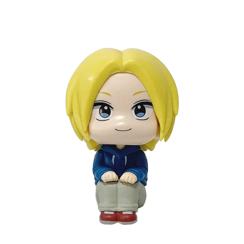 Sakamoto Days Vs Series Q Version Big Head Tarou Sakamoto Figure Cute Sitting Posture With Big Head Desktop Decoration