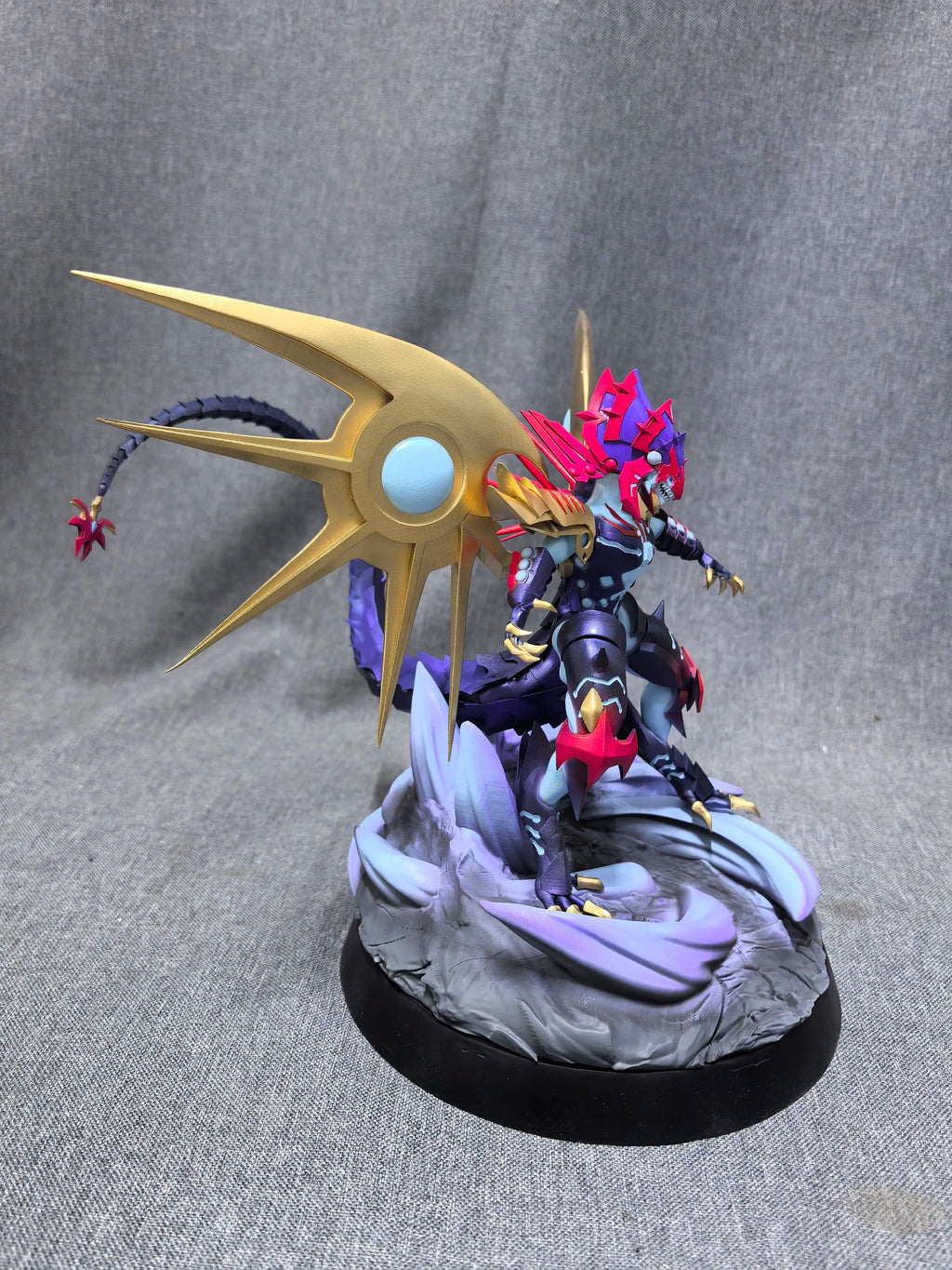 25cm Galaxy Eyes Cipher Dragon Figure Yu Gi Oh ZEXAL Anime Figures Collectible Desktop Ornament Decorations Best Gifts for Boys
