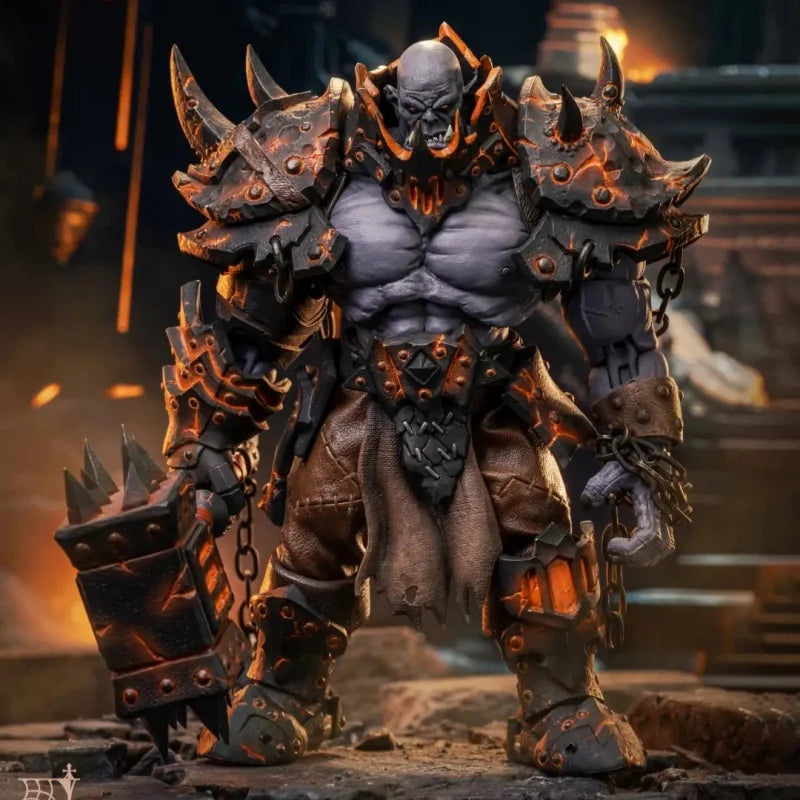 Official Grey Knight Tribal Guard 05 - Lava Forgemaster Articulated Model Gift In Stock