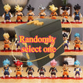 7CM Q-version Dragon Ball Z Super Saiyan Son Goku Anime Figure Vegeta IV Son Gohan Majin Buu Action Figurine Model Gifts Toy