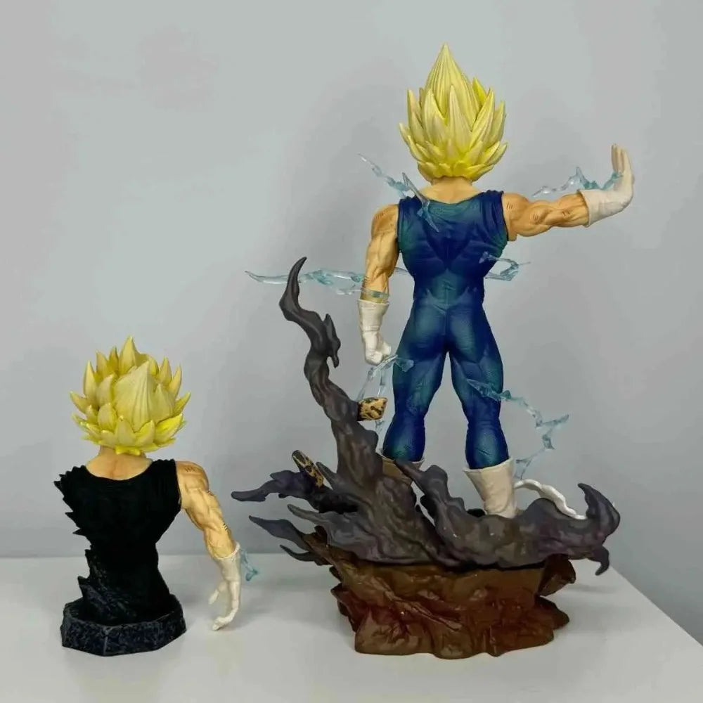 18.5cm/7.28in Anime Dragon Ball Z Figure Majin Vegeta Action Figures PVC Decoration Collection Model Toys Kids Christmas Gifts