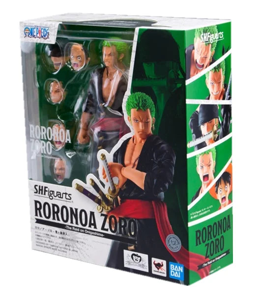 Bandai Original In Stock One Piece Shf Series Luffy Zoro Sanji Law Kaidou Yamato Nami Sabo Kidd Action Figure Pvc Model Toy Gift