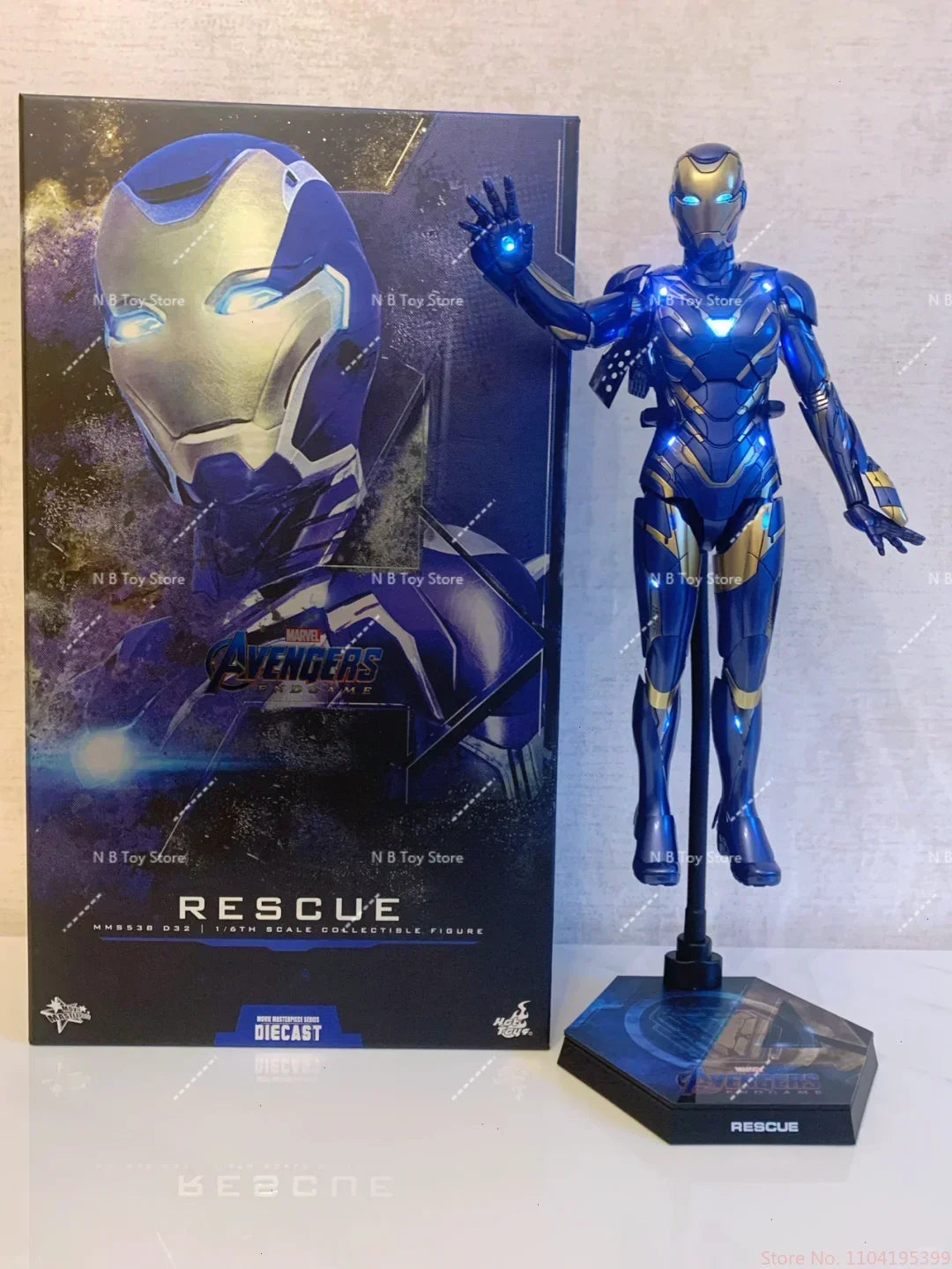 In Stock Genuine HOTTOYS HT MMS538D32 Marvel Avengers 4 Little Chili MK49 Action Figure Model Toys
