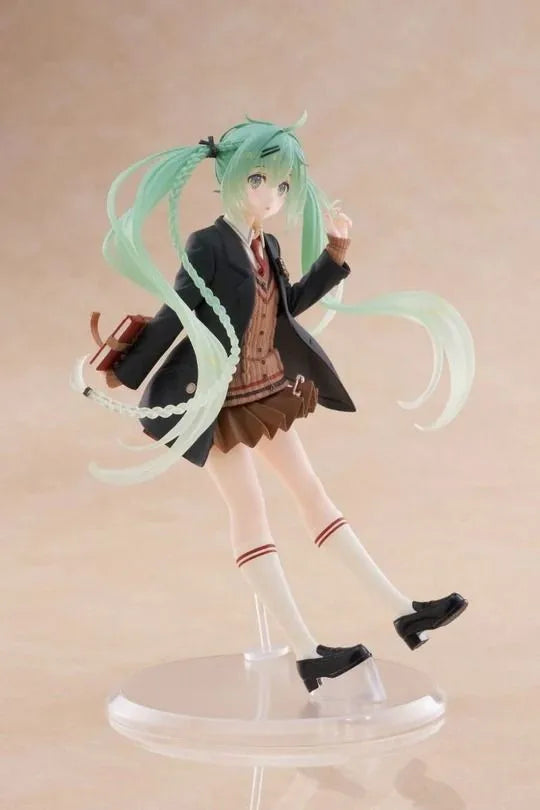 Judai Original TAITO Vocaloid Hatsune Miku Fashion Preppy PVC Action Figure Model Toys