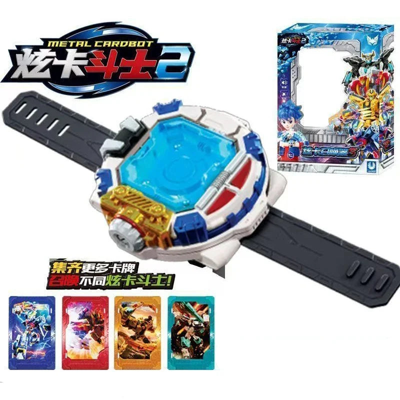 Metal Cardbot S Season2 SKY GALLOP Transforming Robot Plane Car Card Toys Action Figure Transformation Model Children Gift 2025