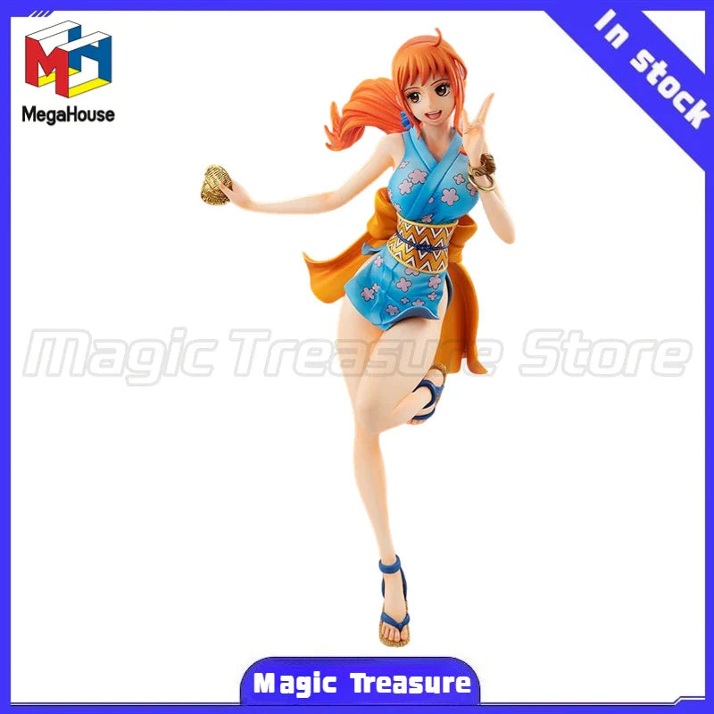 【MT】Original MegaHouse POP Warriors Alliance ONE PIECE Nami 1/8 Scale Figur Spielzeug Sammlerstück