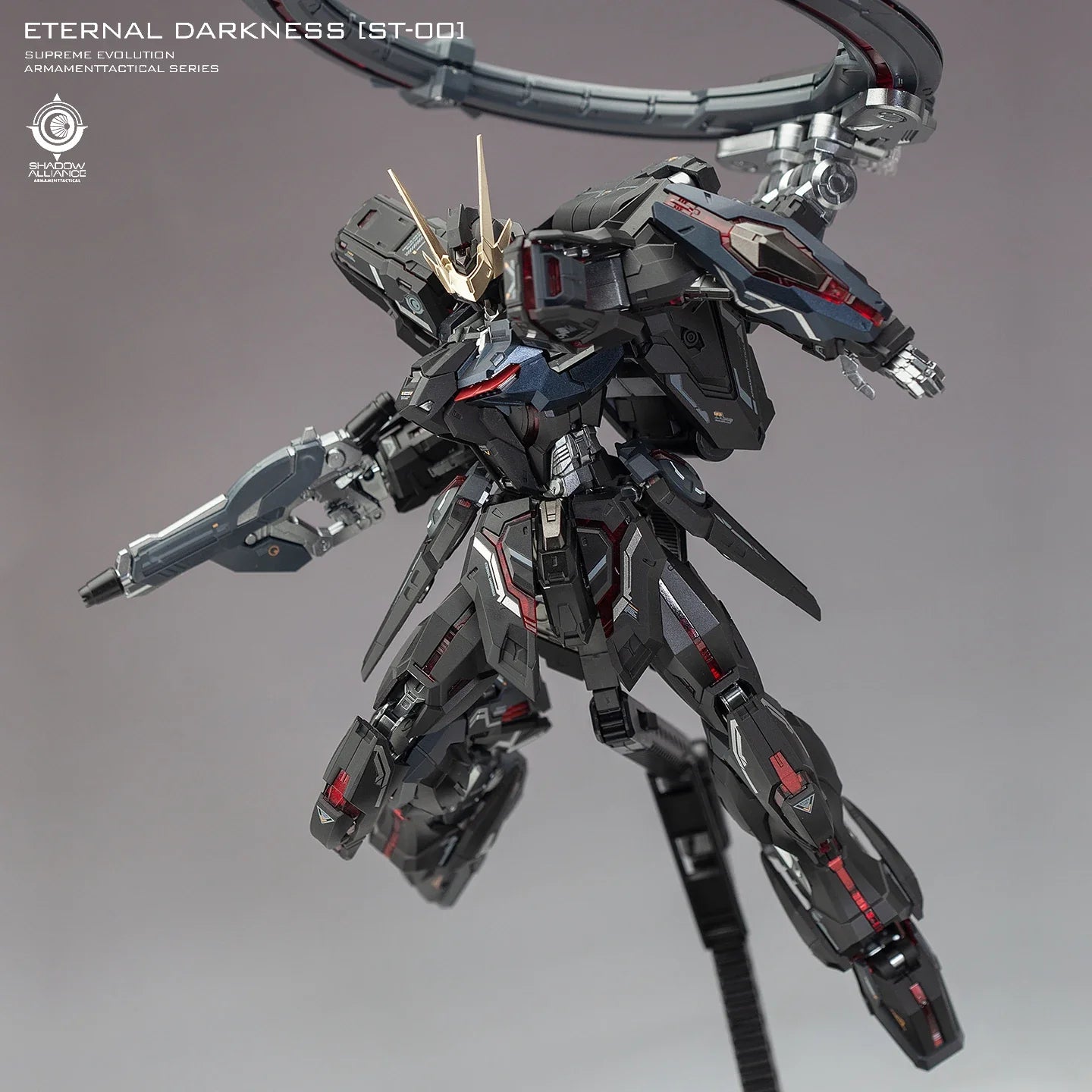 In Stock Mg 1/100 Eternal Darkness Assembly Model Kit St-00 Collection Armamenttactital Series Action Robot Figures Plastic Toy