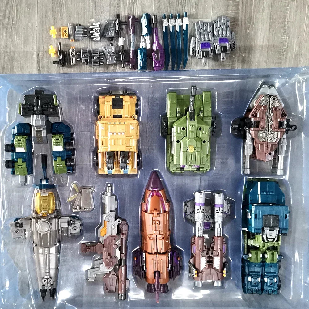 JINBAO Predaking Bruticus Transformation Toys 5IN1 Combiner Robot Model Predacons Rampage Brawl Swindle Onslaught Action Figure
