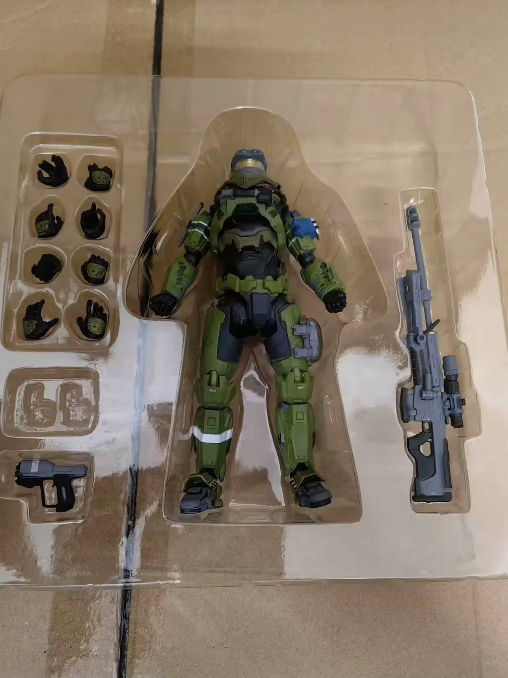 2 Signs 1/12 Articulated Master Chief Pvc Action Figure Collectible Model Toy 18cm Gifts Genuine