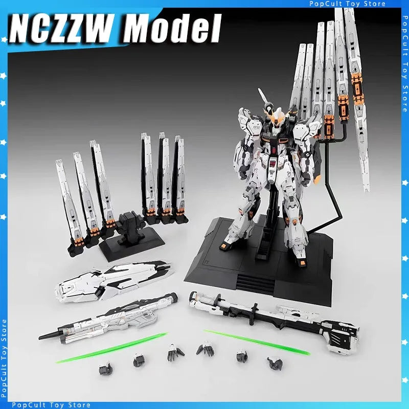24cm NCZZW Model RX-93 Nu Fighter Action Figure CMM GK Style 1/100 Scale Assembly Model Kit Anime Figurine UC Birthday Gift