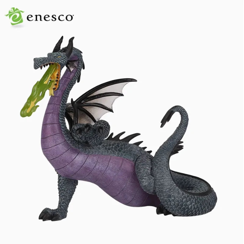 Disney Original Garage Kit Sleeping Beauty Maleficent&evil Dragon 223MM Anime Action Figures Toys for Boys Gift Model Ornaments