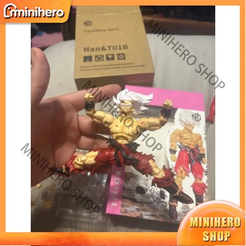 In Stock  100% Original  N&T Studio N&T01A 01B Dragon Ball SHF Super Saiyan Son Goku Battle Damaged 3.0 Action Figure