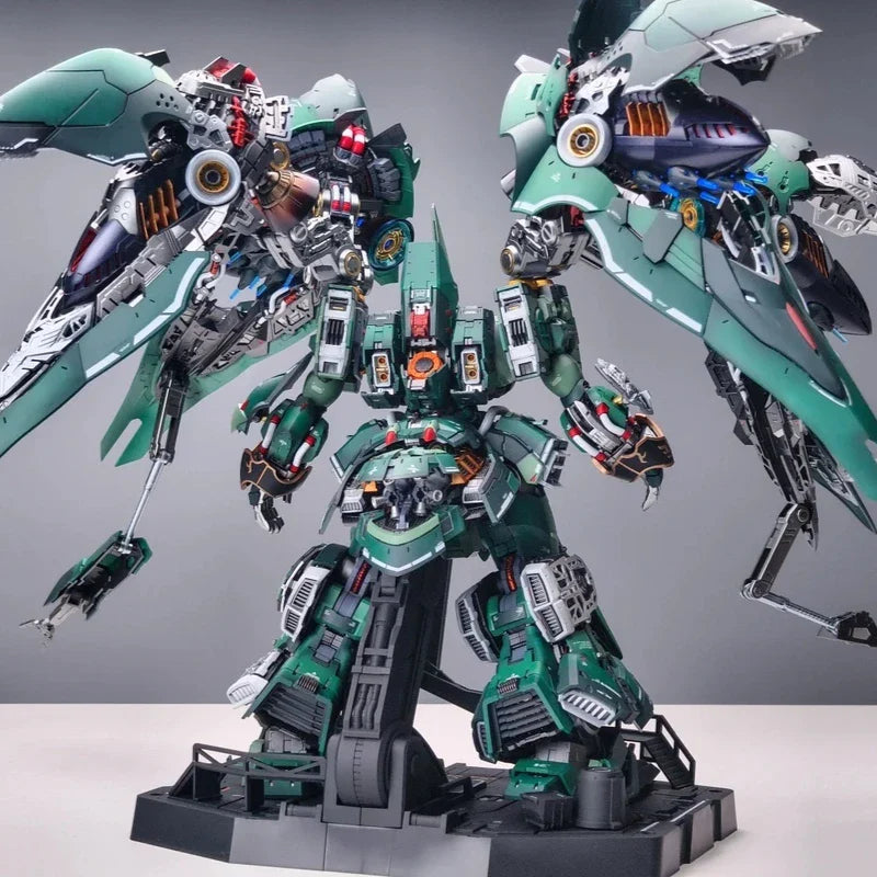 Osiris Aerial Dominator Mecha Spielzeug im Maßstab 1:100 mit LED-Beleuchtung, beweglicher Sammler-Actionfigur für Luft- und Raumfahrtmodelle