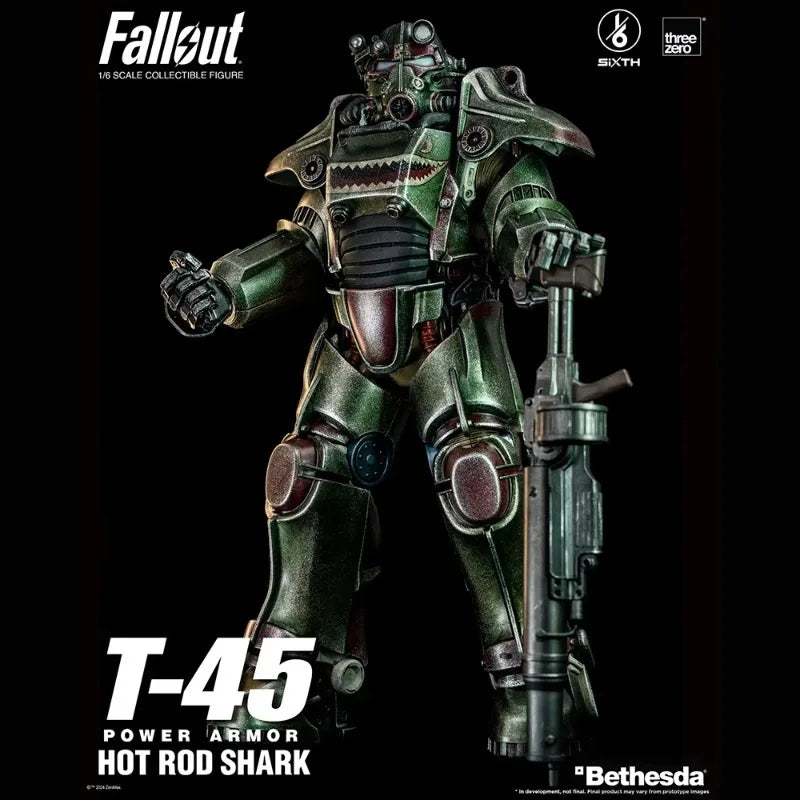 In Stock Original in Stock Threezero 3Z07740W0 Fallout T-45 T45 Shark Power Armor 1/6 Action Figure Collection Gift