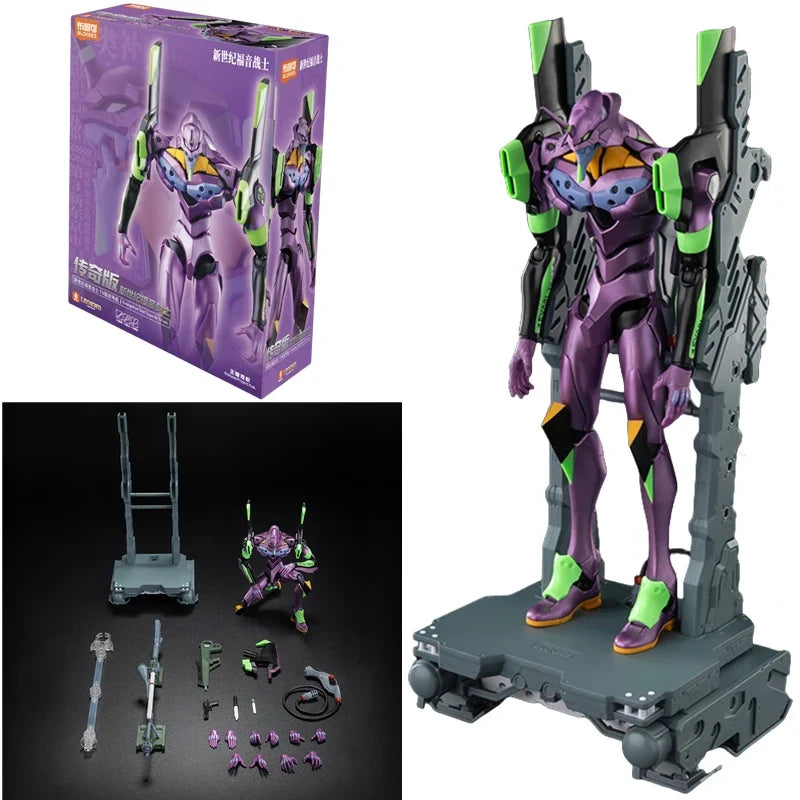 Original BLOKEES EVANGELION EVA-01 NEON GENESIS NERV Lkari Shinji Assembled Action Figure Collection Anime Doll Toys XMAS Gifts