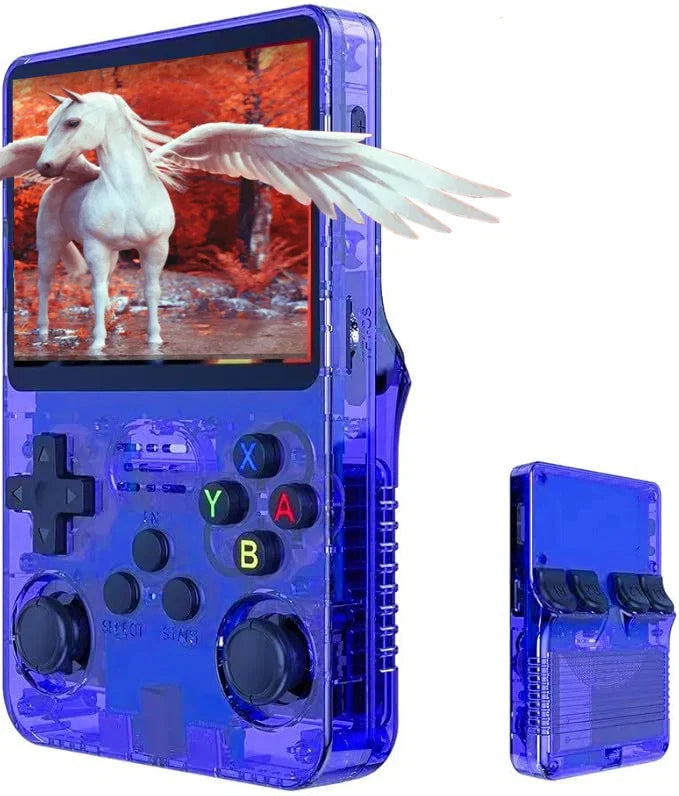 R36S Retro Handheld Video Game Console Linux System 3.5 Inch IPS Screen Gaming Device Portable Pocket Video Player 64GB 128GB