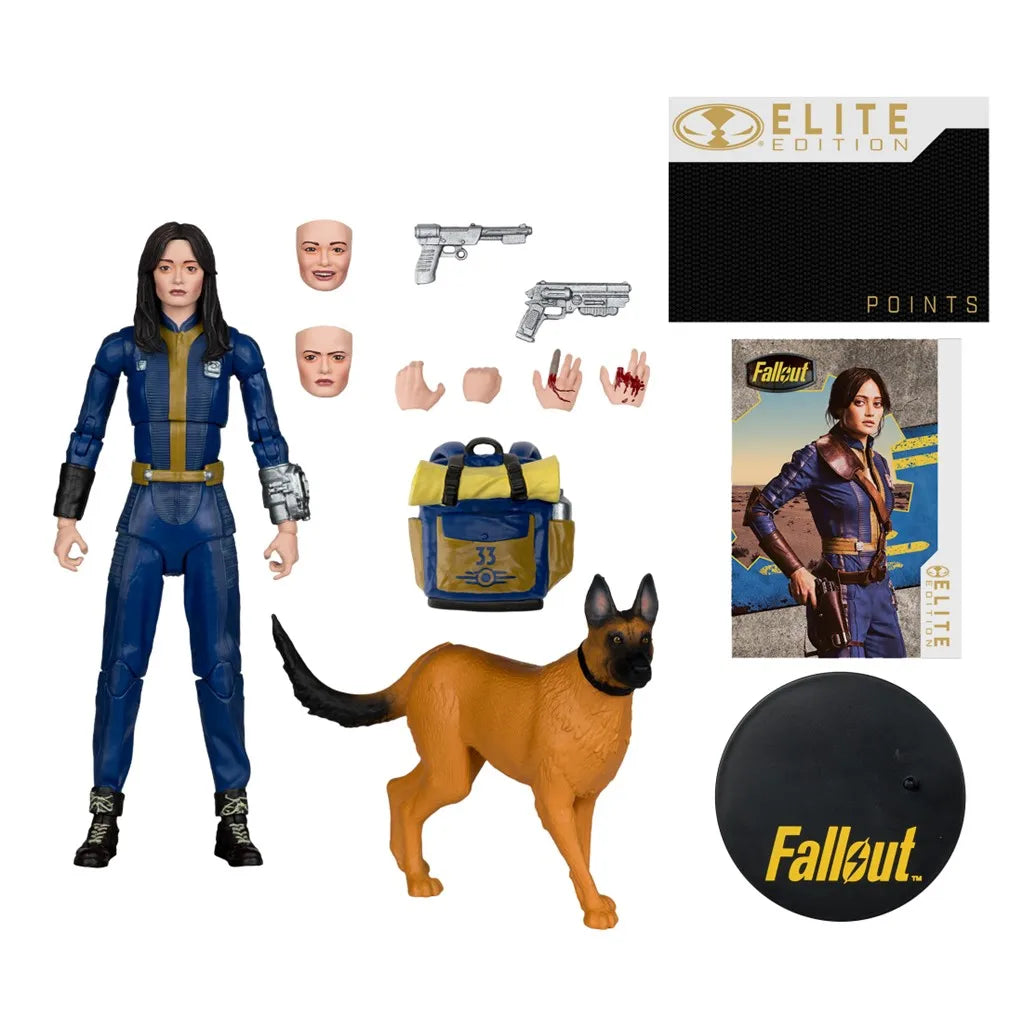 Mcfarlane Toys Elite Edition 7in - Fallout Tv - Lucy (Gold Label) Action Figure Model doll