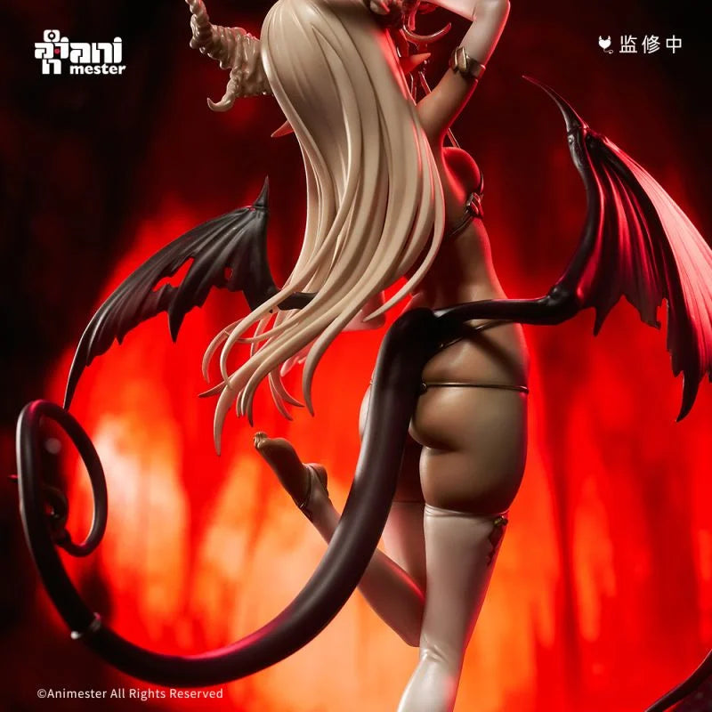 Original Animester 1/7 Little Devil Moemoeko 29cm Pvc Hentai Anime Action Figures Model Collection Ornament Toy