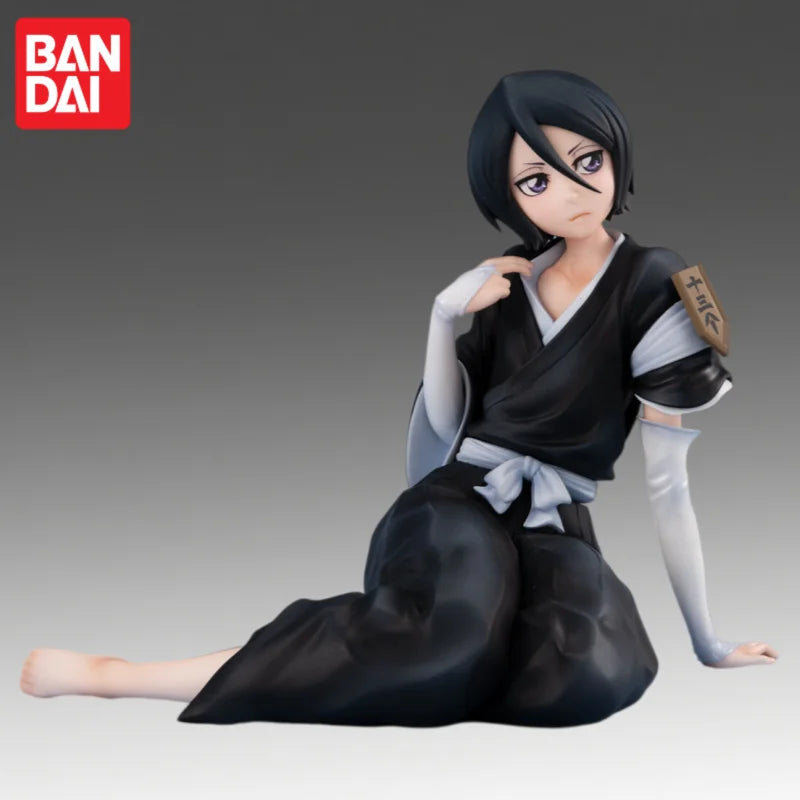 Auf Lager Bandai Original Megahouse Bleach Kuchiki Rukia Actionfigur Modell Puppe Brandneu Verpackt Spielzeug Modell Anime-Charaktere