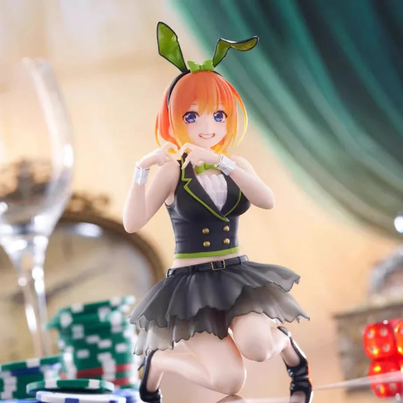 In Stock Genuine TAITO Gotoubun no Hanayome Nakano Ichika Nino Miku Yotsuba Itsuki Bunny Girl Prize Figure Pretty Model Gifts