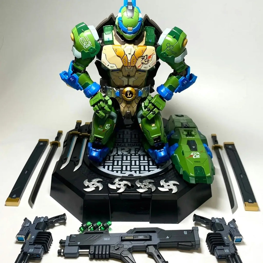 In Stock HEATBOYS Finger-snap Ninja Turtle Figure Donatello Donny Alloy Ninja Turtle Toy Mecha Model Action Figure Model Toy