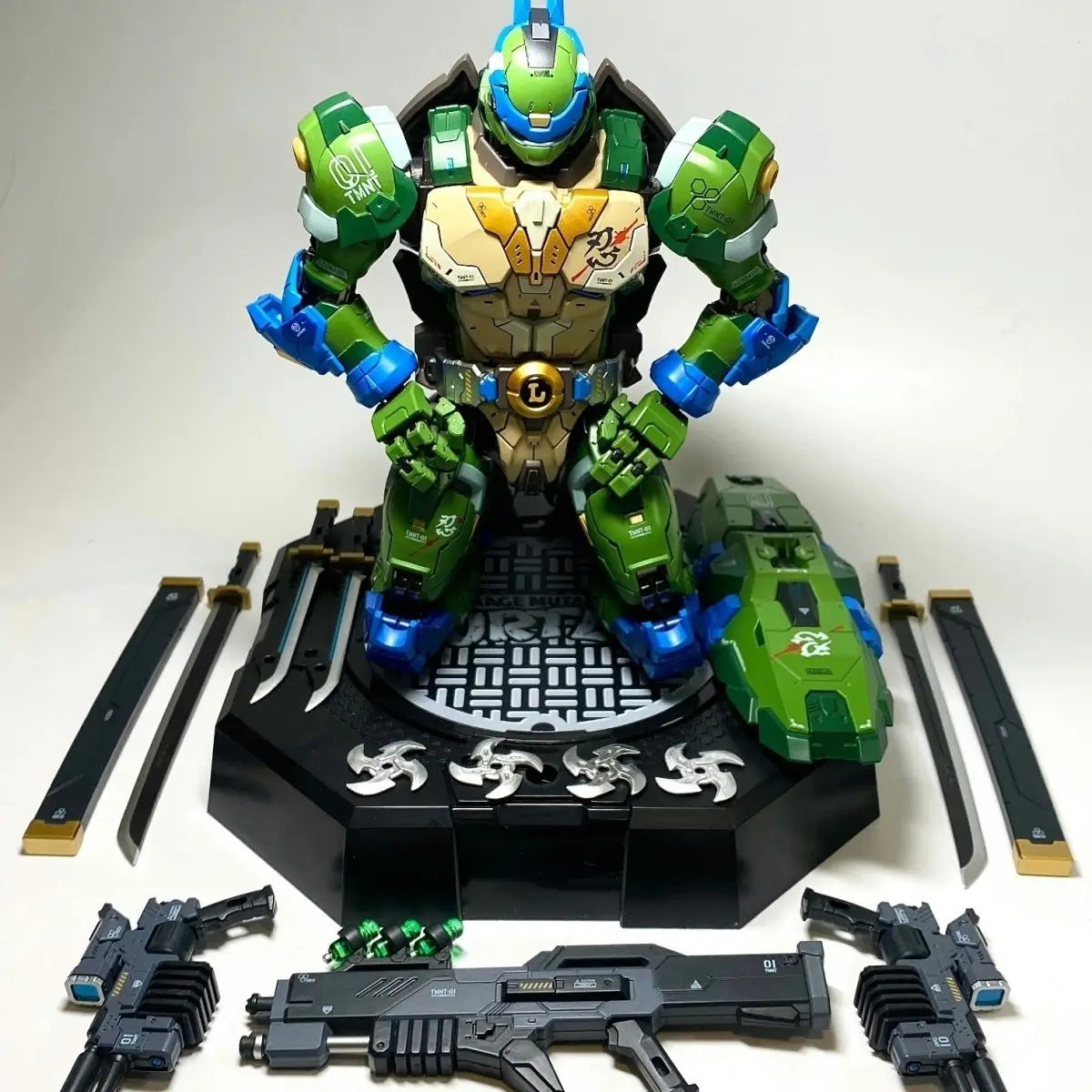 In Stock HEATBOYS Finger-snap Ninja Turtle Figure Donatello Donny Alloy Ninja Turtle Toy Mecha Model Action Figure Model Toy