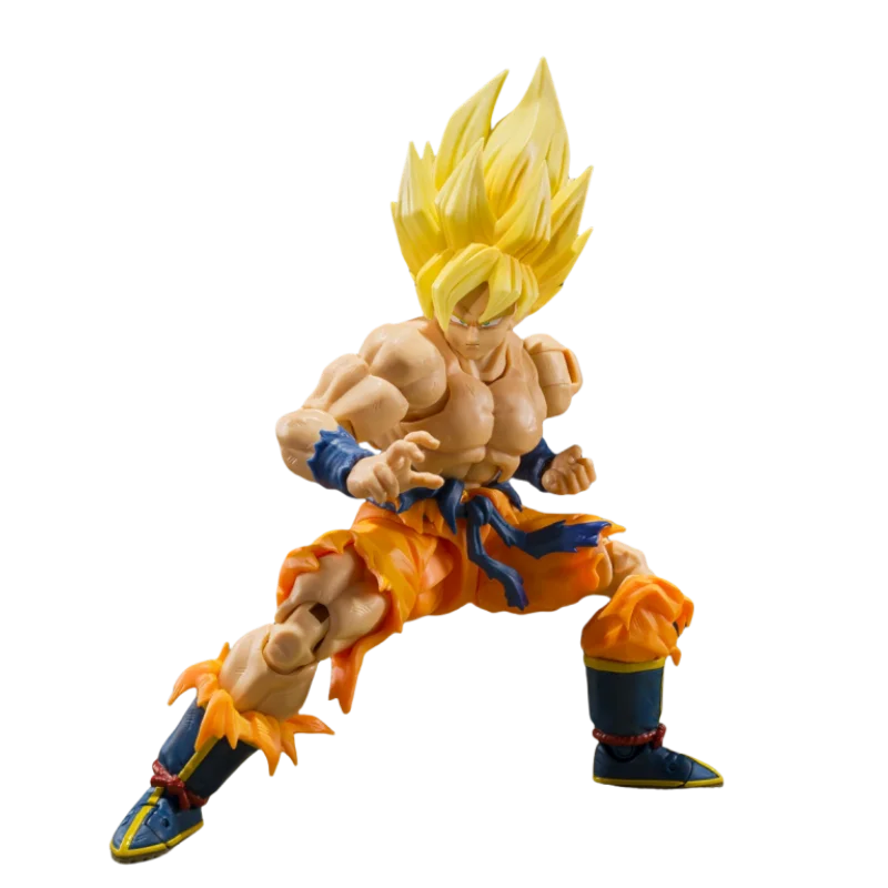 Genuine Bandai Dragon Ball SHF Son Goku Legendary Super Saiyan (best Selection) Anime Action Figures Model Toys Gift for Kids