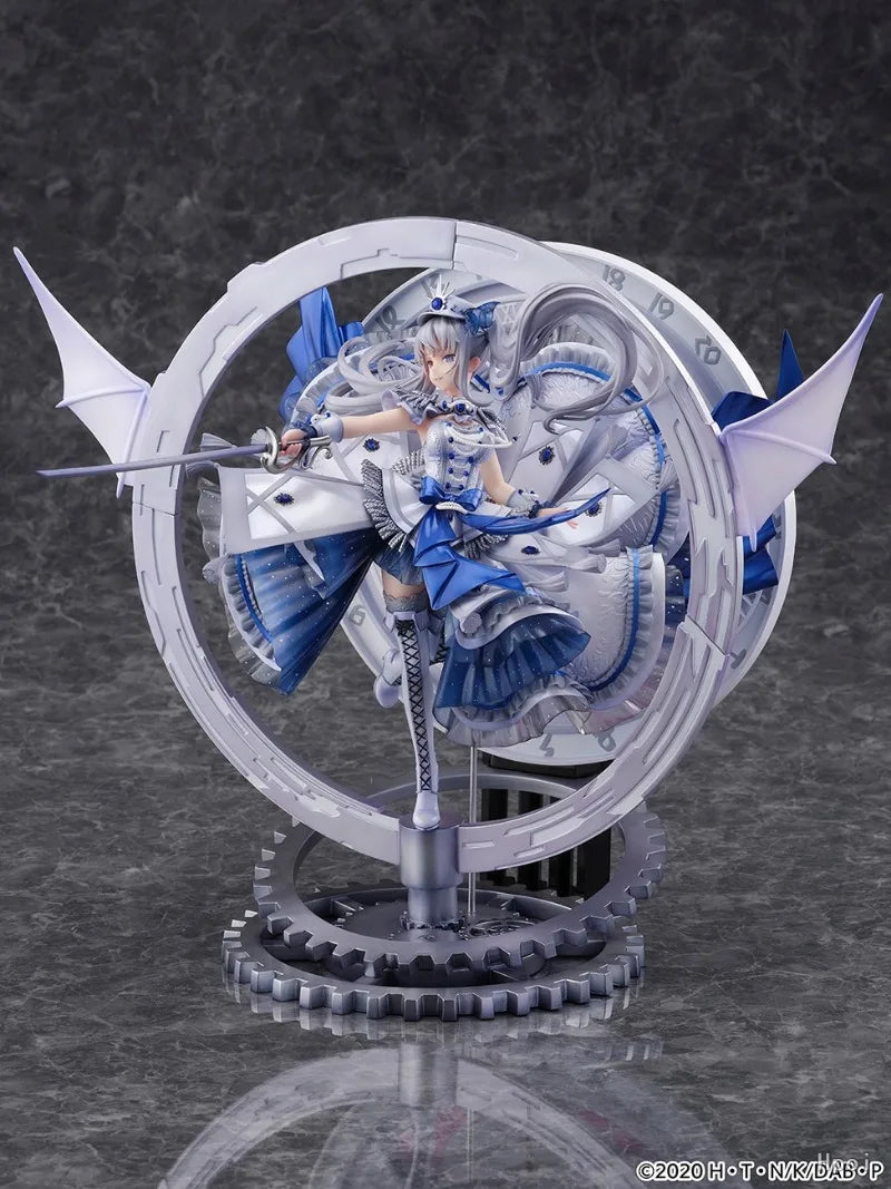 SSF Original:DATE A LIVE Tokisaki Kurumi White Queen Royal Dress PVC Action Figure Anime Figure collectible Model Toys Doll Gift